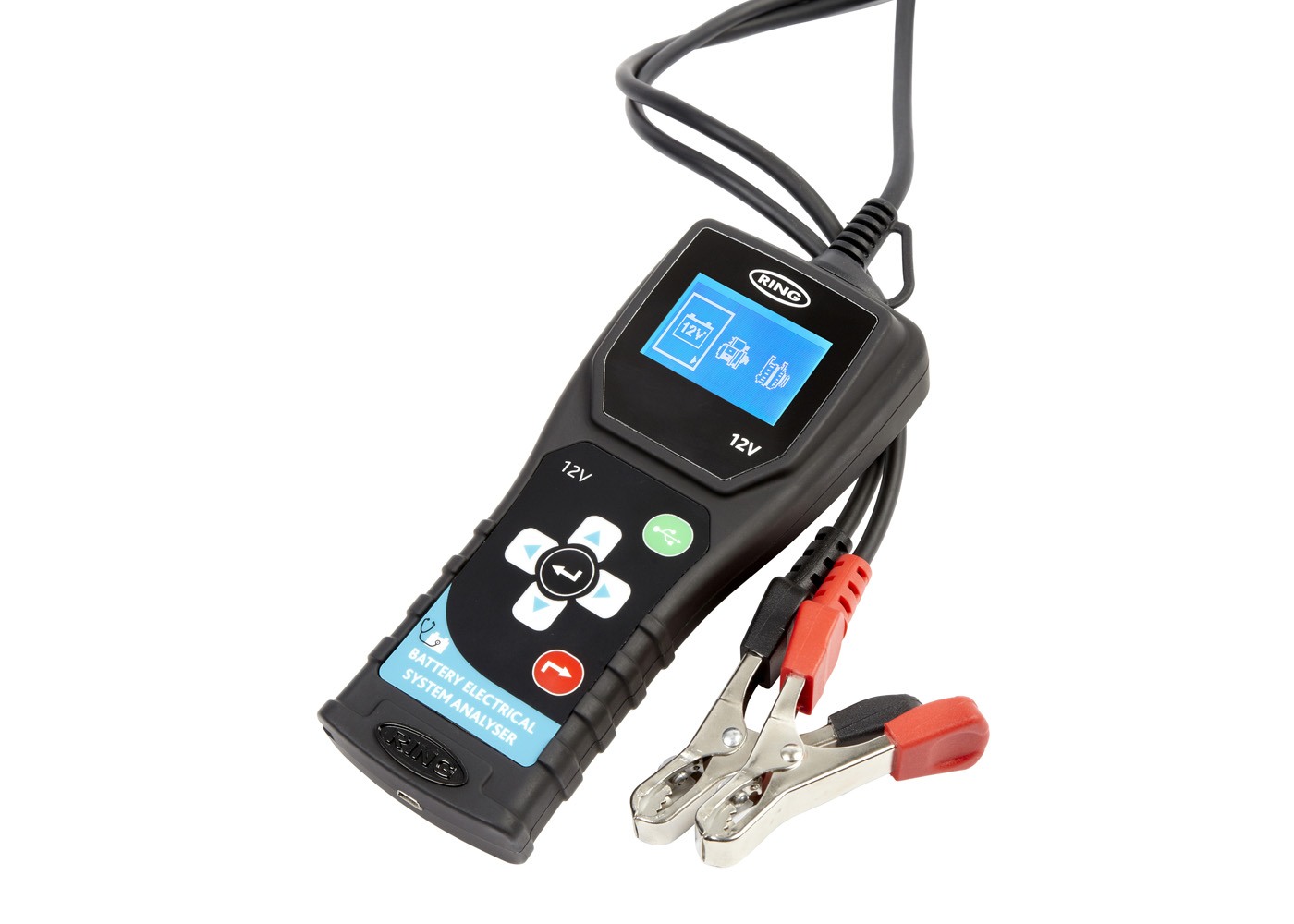 12V Graphical Battery Analyser RBAG500 Ring